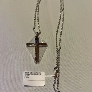 Sterling Silver Cross Necklace